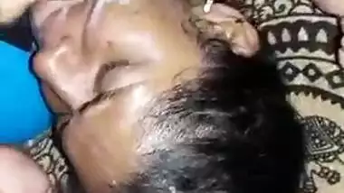Indian aunty cum facial sex video