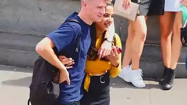 Busty indian chick spy