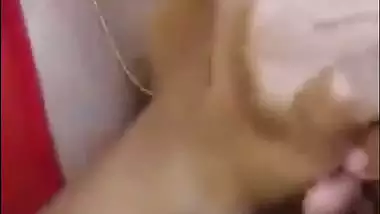 Big boob lady gives an Indian blowjob to her lover