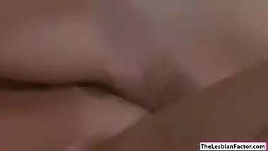Blonde babe licked by milf roommate