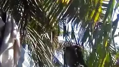 Today Exclusive- Cute Lankan Girl Showing Her Nude Body And Outdoor Bathing Part 7