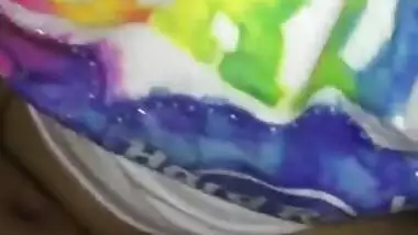Asian gf riding on bf dick