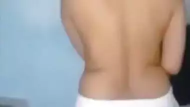 Hot chick exposing her Pakistani chut and gaand