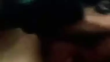 Wife naked boobs sucking by husband before sex