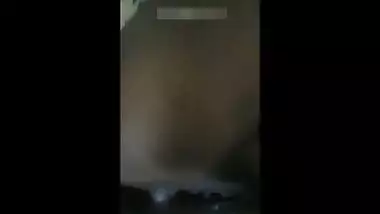 Indian girl exposes her XXX tits and touches own sex opening on camera