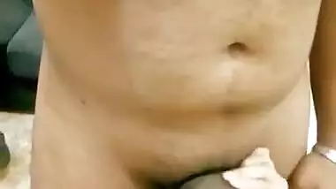 Desi aunty sucking dick of her secret husband