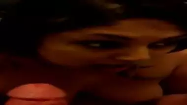 Indian Wife Sucking Cuck Hubby's cock