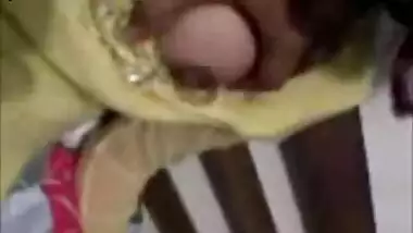 Playing with the nipples of the sexy Telugu cousin