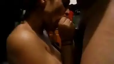 NRI Girl Secretly Sucking Cock At Toilet