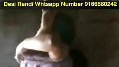 Desi randi banged by her client in her village