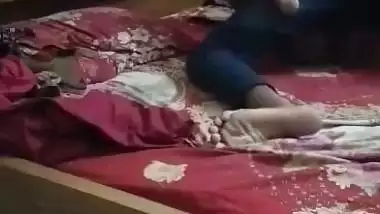 Bihari sex video of a guy fucking his 19-year-old GF in bed