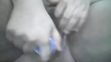 Slippery Pussy Play, Bottle Fucking & Clit Torture