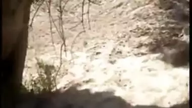 Husband caught cheating wife she fuck with lover outdoor, scandal Desi mms