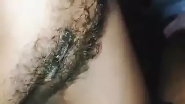 Hairy pussy of Mizoram XXX girl gets drilled with Desi guy's cock