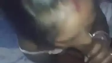 Indian female has wild XXX oral coition with man receiving cum in mouth