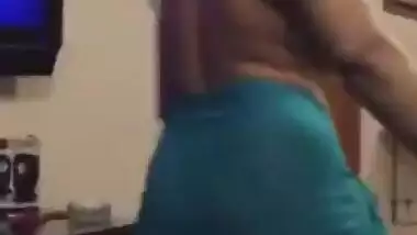 Drunk Topless Girl Dancing For Bollywood Song