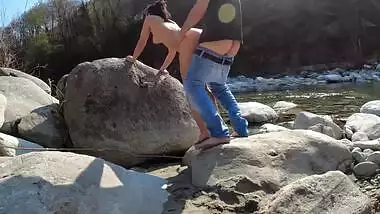 Lola Thief - 4K - Sex & Facial in a sunny day at the river