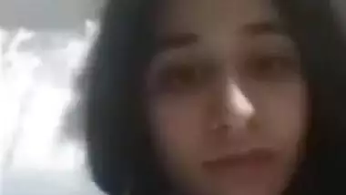 Desi girl show her boob nipple video call 2