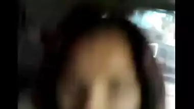 Fucking inside car with girlfriend for desi outdoor sex video