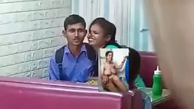 Blowjob and fucking in restaurent