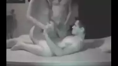 College Slut Fucks 3 Guys In Her Dorm