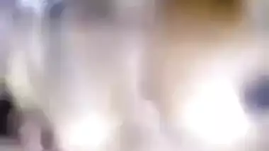 Fatty Indian girl showing nudity on selfie cam