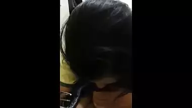 Indian hot aunty sucking her tenant’s dick