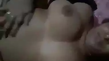Bengali Boudi showing her boobs and pussy