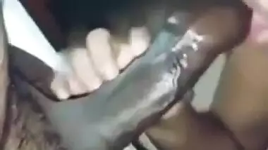 Desi cute girl sucking lover cock