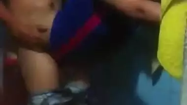 Standing fuck recorded by friends