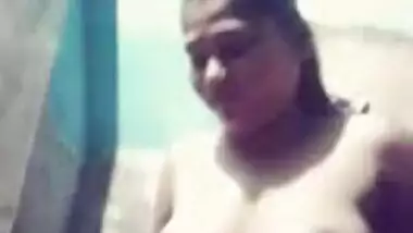 BD sexy girl showing her huge boobs and hairy pussy