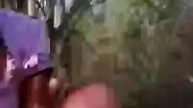 In jungle Desi sexy bhabi