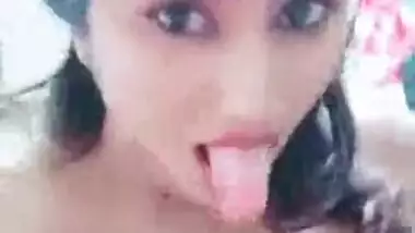 Swathi Naidu Making A Selfie Masturbation Video