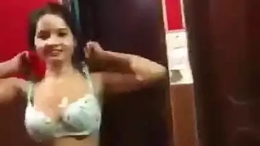 Desi bhabhi nude captured after fucking (clear talking) dressing up