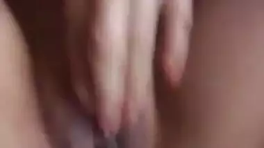 Cute village girl solo nude selfie video
