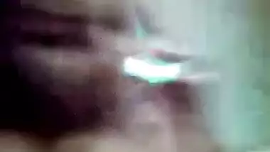 A Tamil lady sucks a dick while talking on the phone