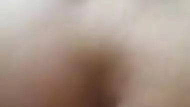 Busty Desi XXX girl jerks off her boyfriend’s hard cock on cam MMS