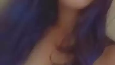 Indian sexy girlfriend showing pink pussy