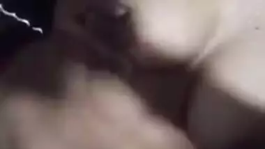 Nude selfie with Desi babe XXX touching her big tits in the shower