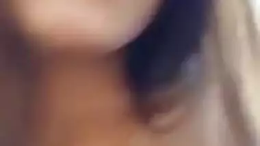 Cute girlfriend with dark nipps boobs riding with hot exp