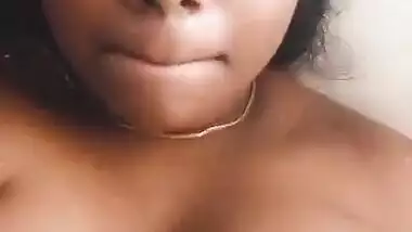 Super sexy busty girl teasing boobs show