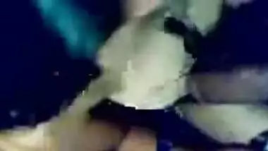 Close-up POV video of my cocksucking Indian GF.