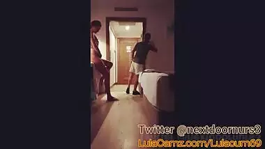 Nude Milf Flashing Her Body To Room Service