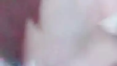 My south Indian girlfriend squirts and masturbates with brinjal