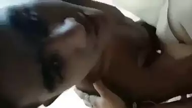 Beautiful newly married girl riding