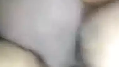 Cute Indian girl blowjob and quick doggy sex