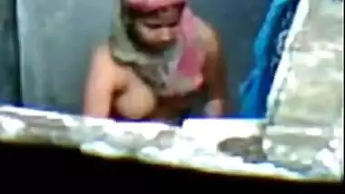 Barishal girl bathing after masturbation