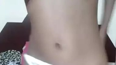 Indian girl webcam sex show for her client video
