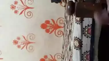 Hot looking Indian girl giving blowjob to BF