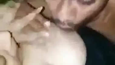 Horny Desi stud can't help sucking and squeezing babe's XXX melons